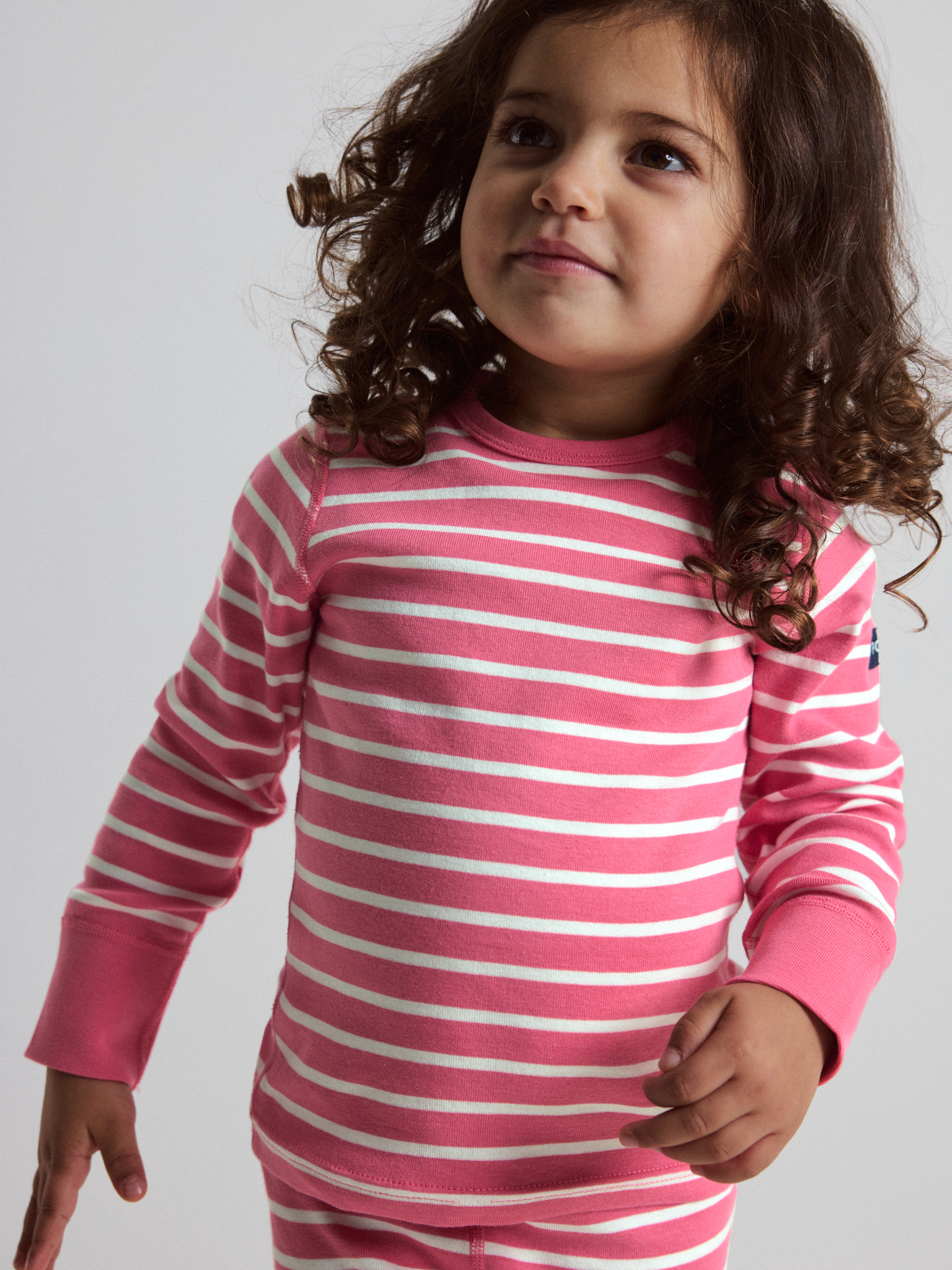 Long-sleeved top striped - Polarn O Pyret