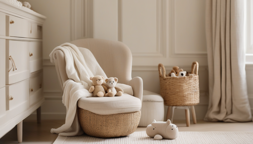 Boujee nursery interior