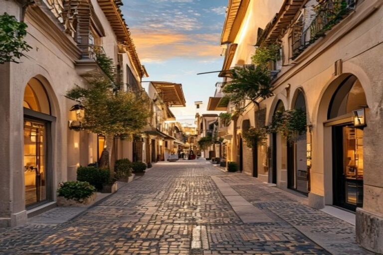 European luxury outlet village