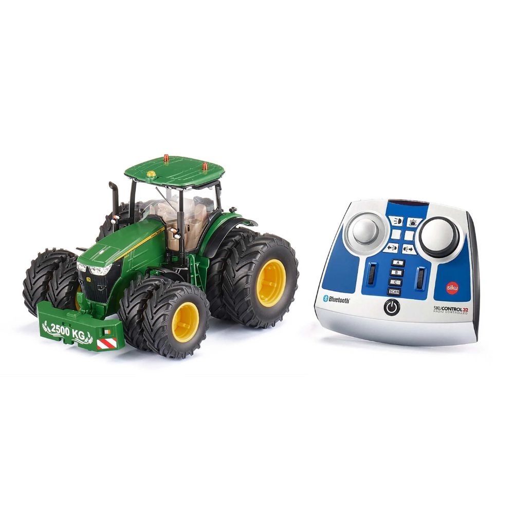 SIKU John Deere 7290R 1:32 scale tractor with dual wheels and Bluetooth app control